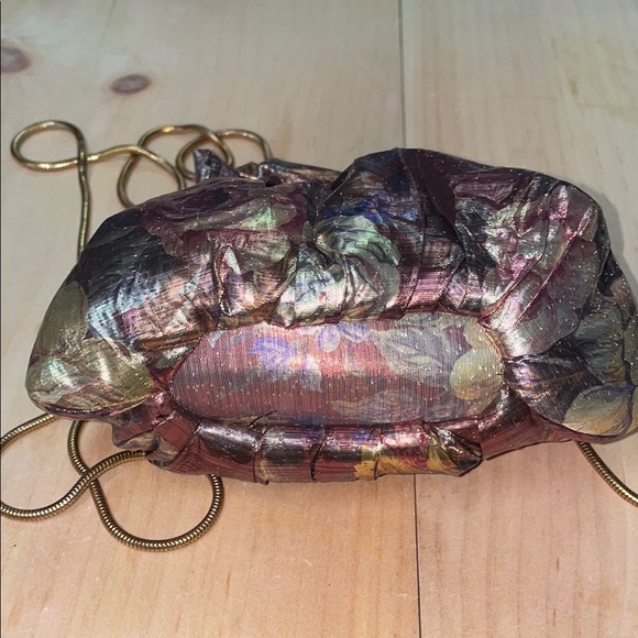 Floral Metallic Women's Bag - Picture 5 of 8